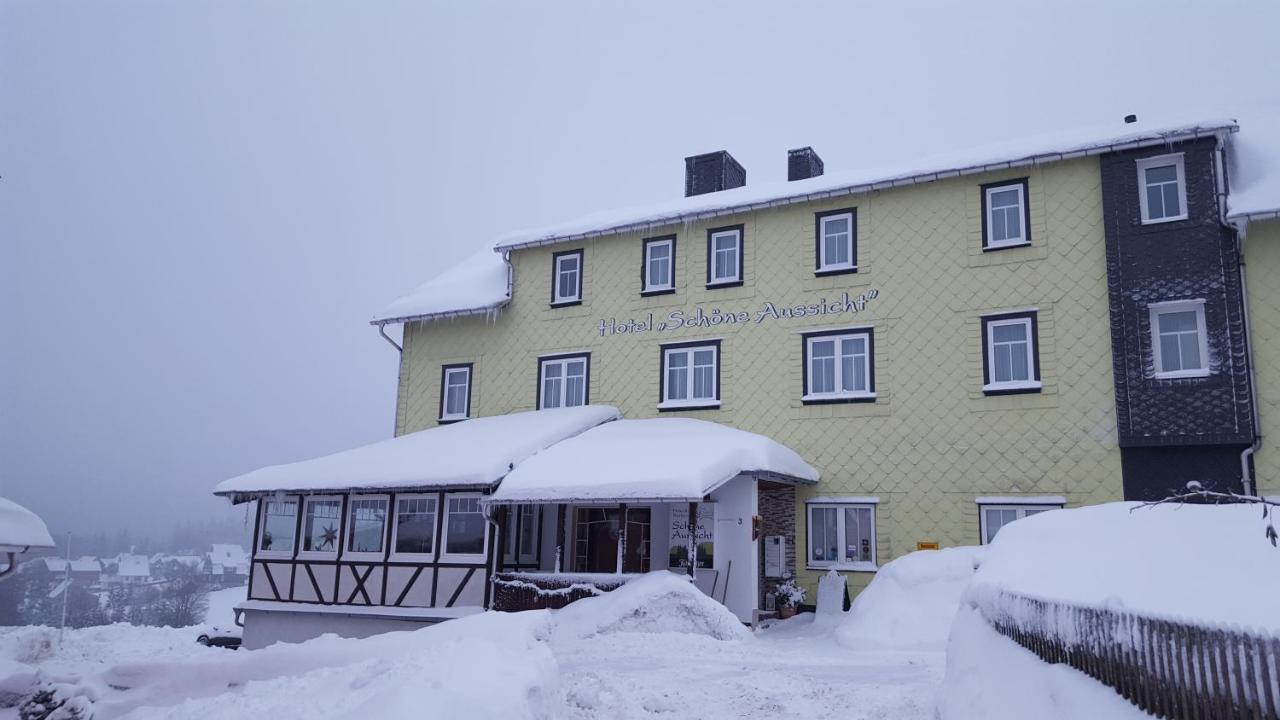 Hotel Schoene Aussicht Masserberg Zewnętrze zdjęcie